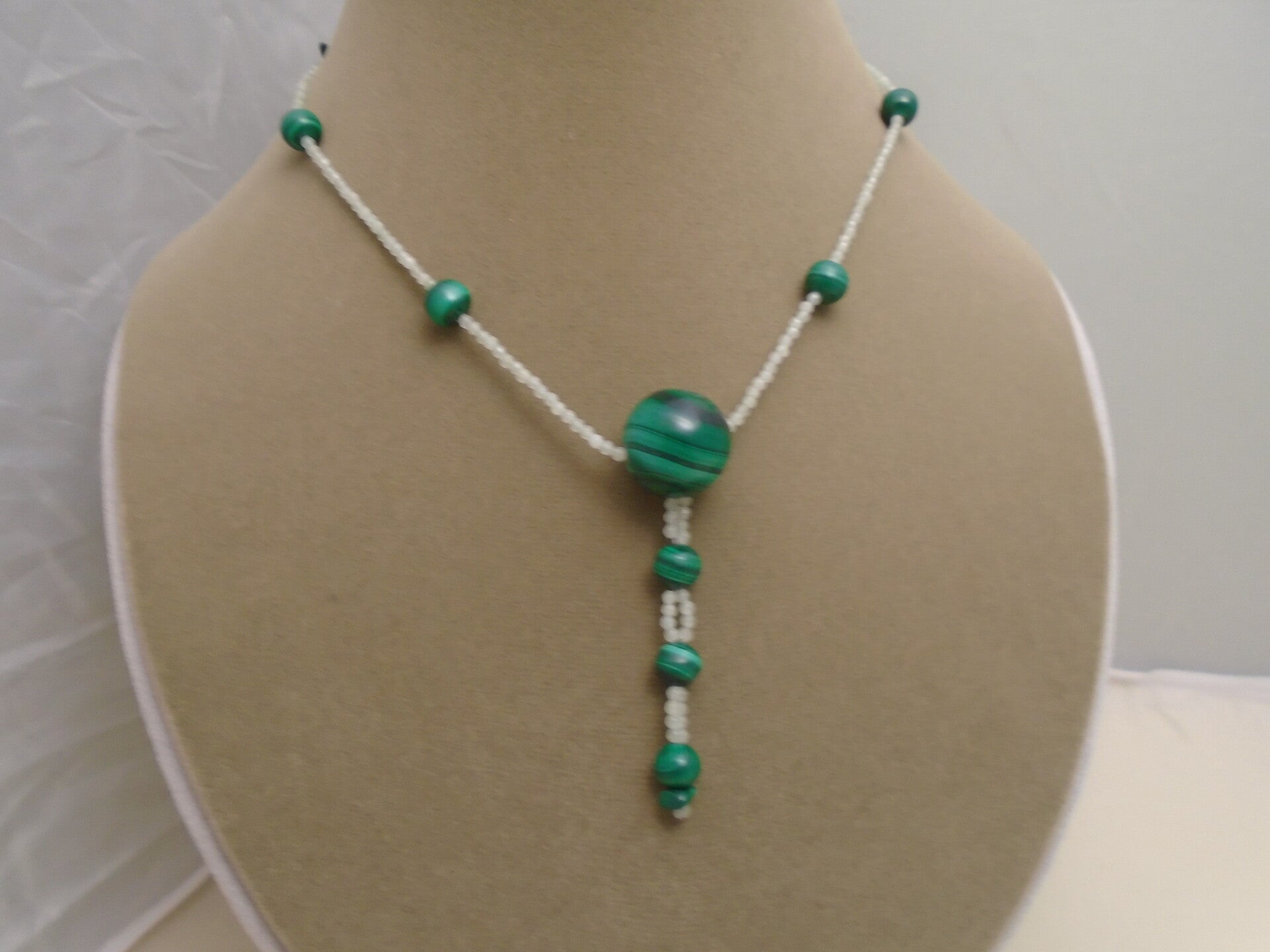 Malachite necklace