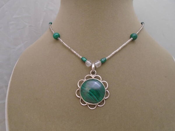 Malachite necklace