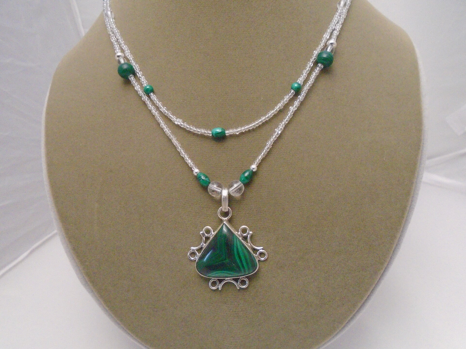 Malachite necklace