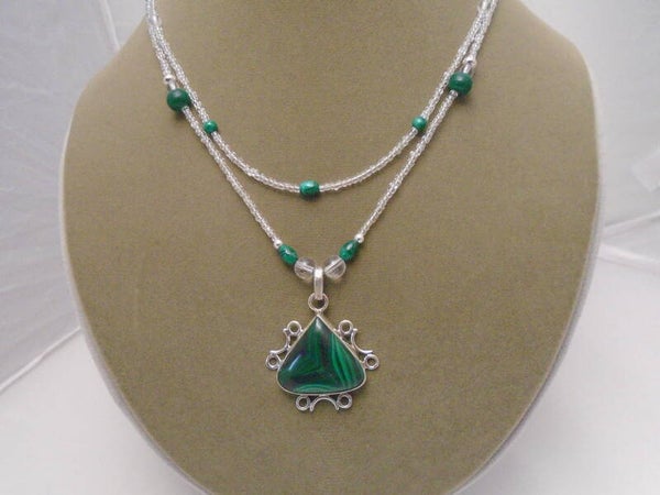 Malachite necklace