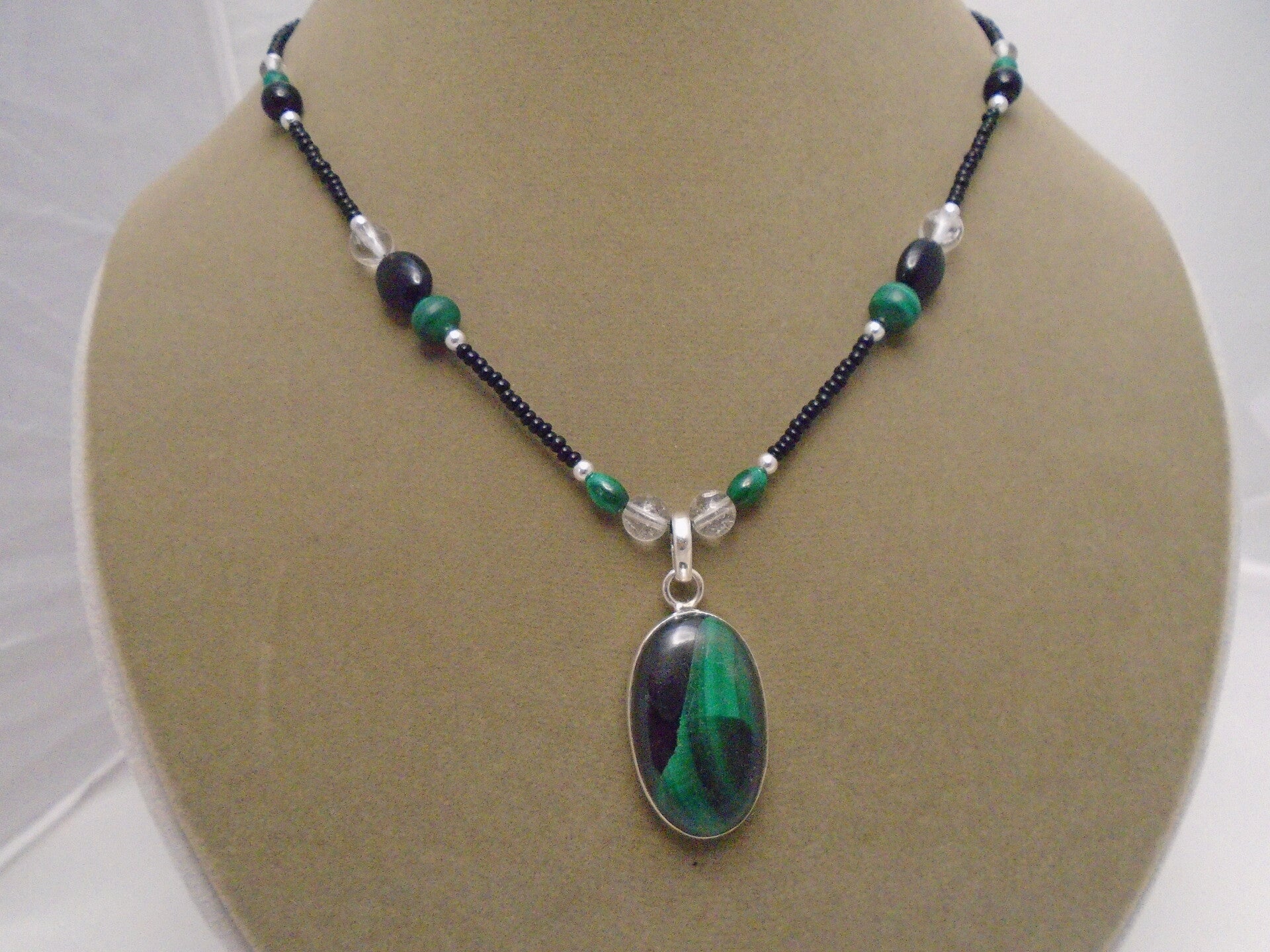 Malachite necklace