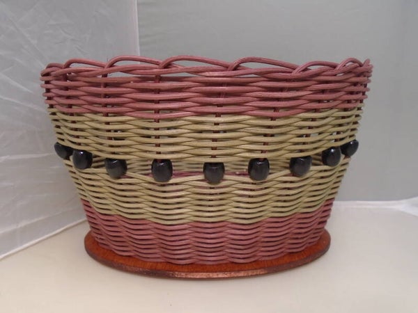 Chocolate & moss basket