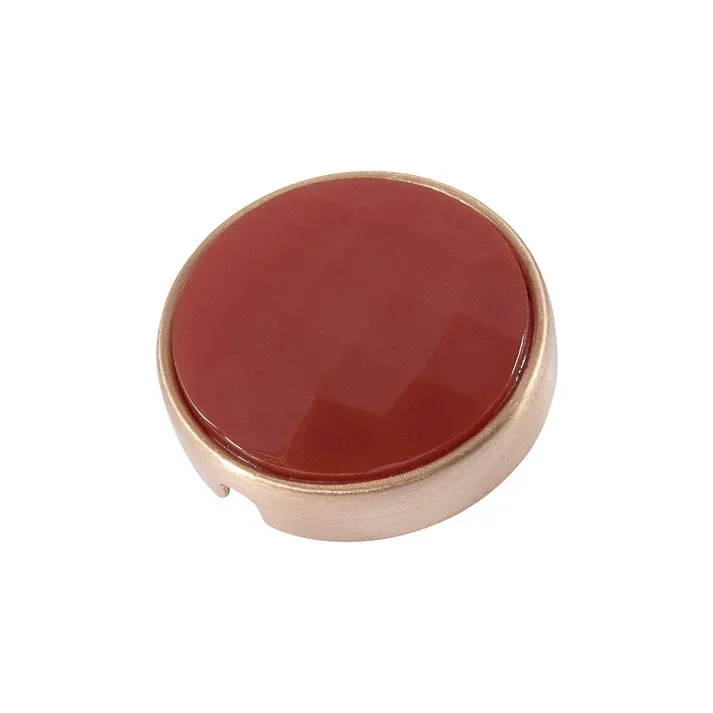 Bouton 21 mm Onyx rouge