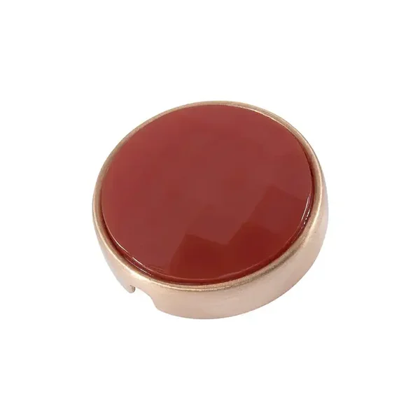 Bouton 21 mm Onyx rouge