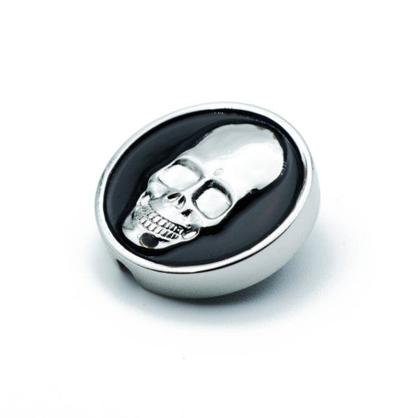 Bouton 21 mm Tête de mort "Skull"