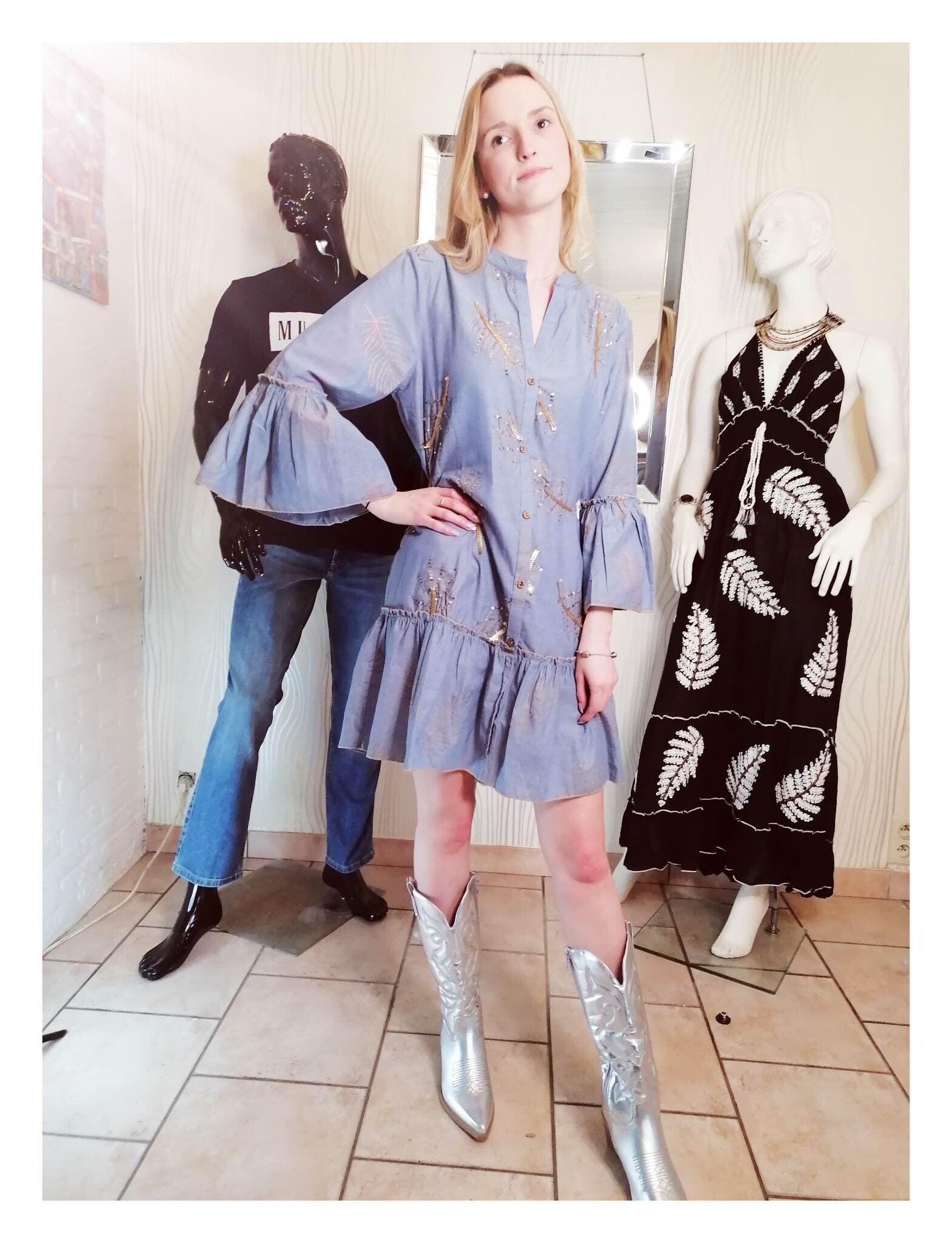 Robe jeans