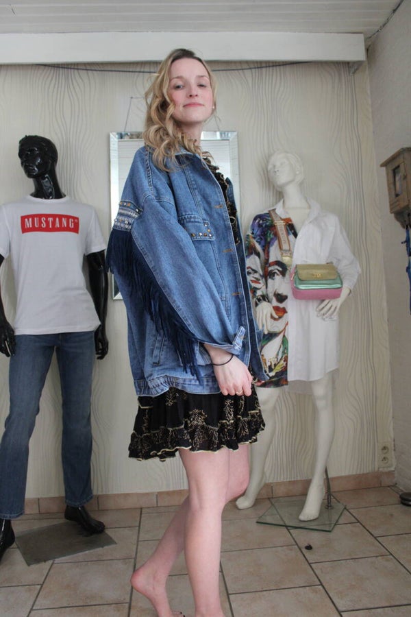 Veste en jeans "Bohème"