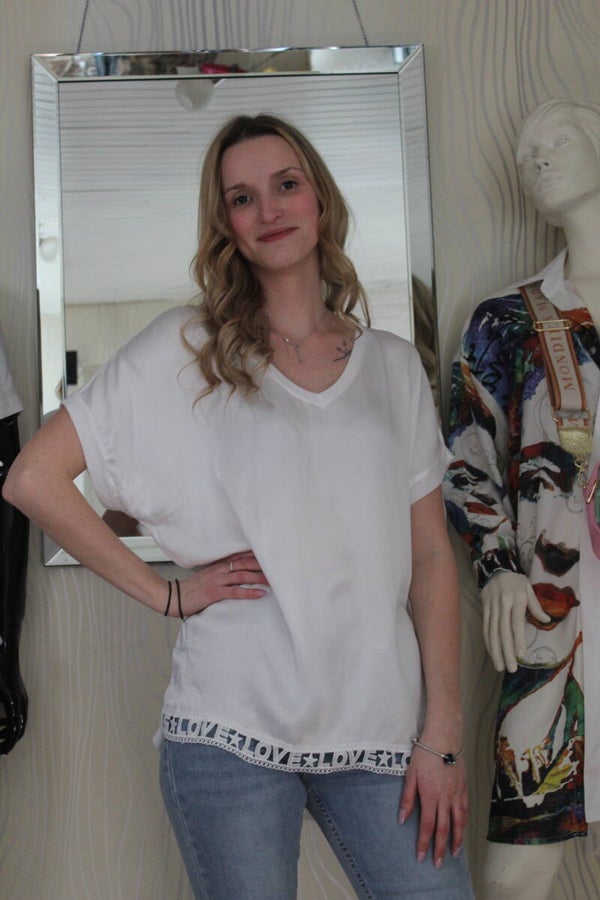 T-shirt oversize "LOVE"