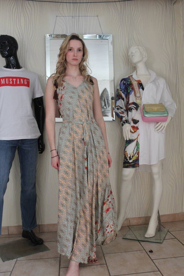 Robe "Bohochic bretelles pompom"