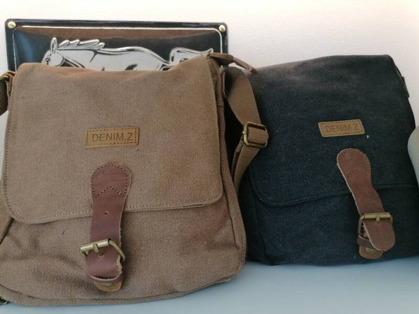 Sacoche jeans et cuir