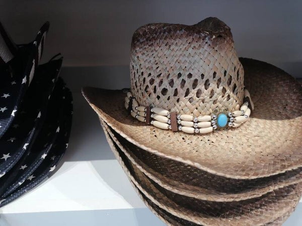 chapeau cowboy paille