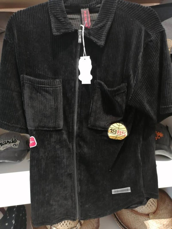 chemisette velours style usa