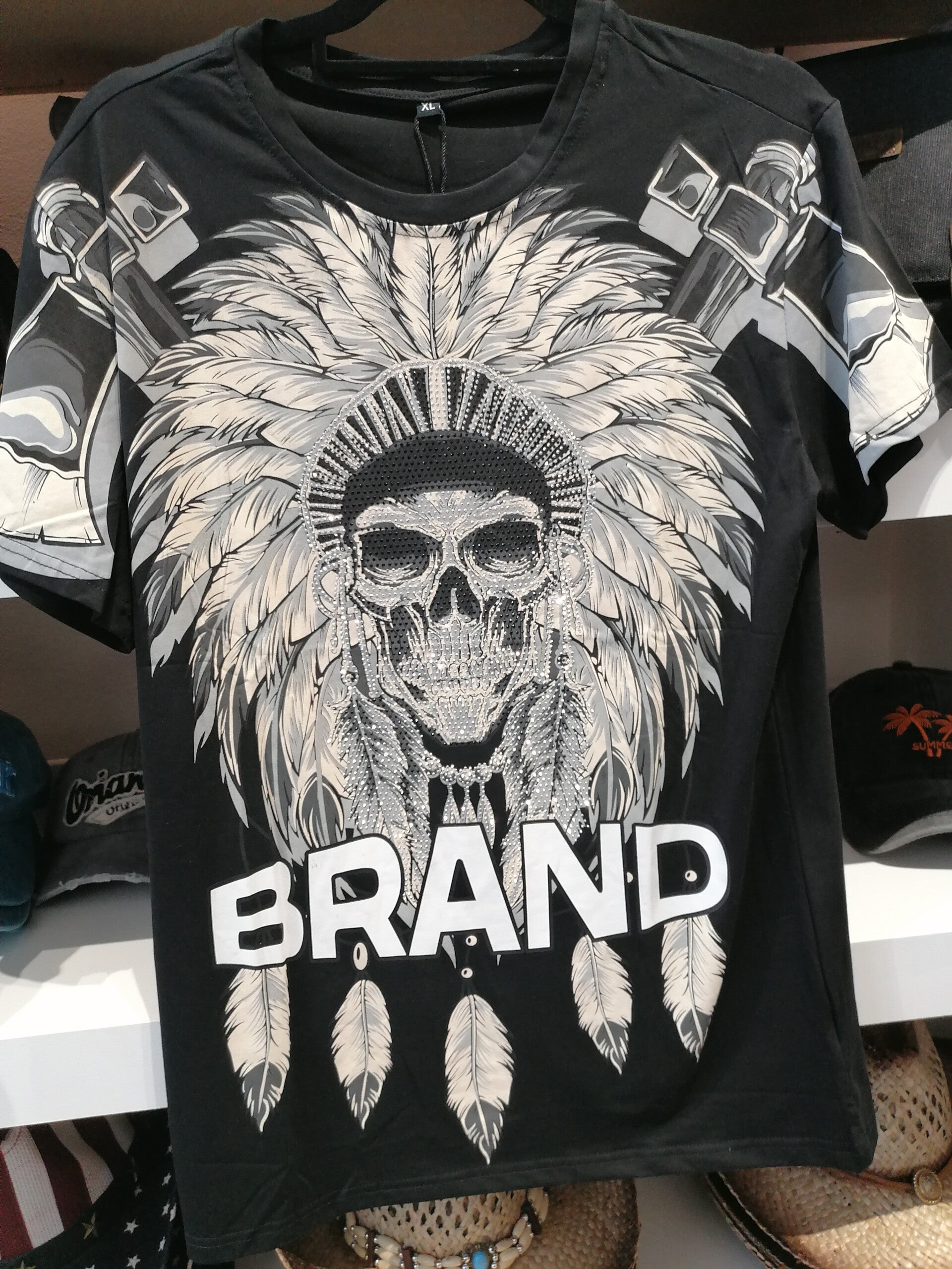 T-shirt indien brillant