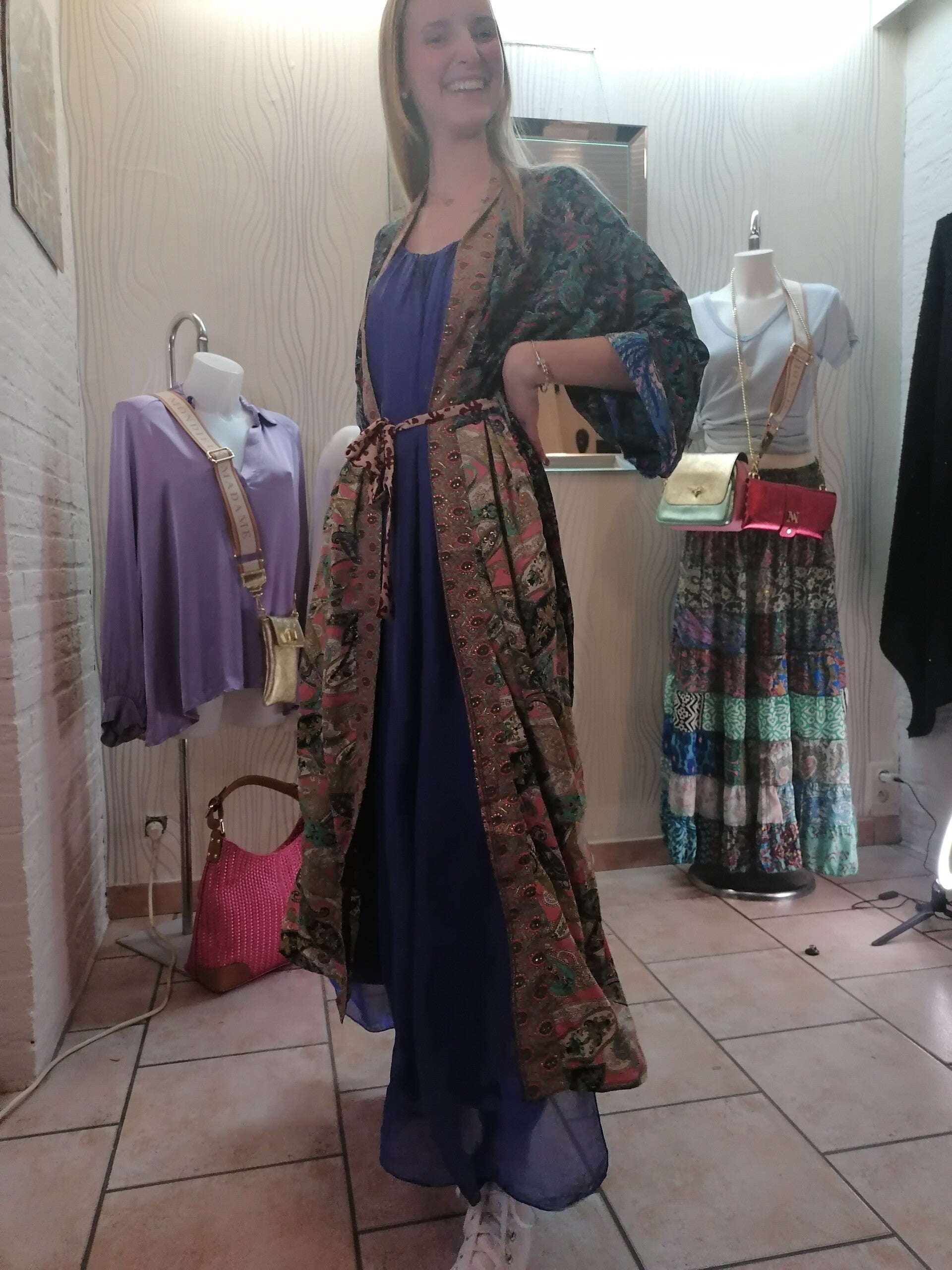 Kimono Long Soie
