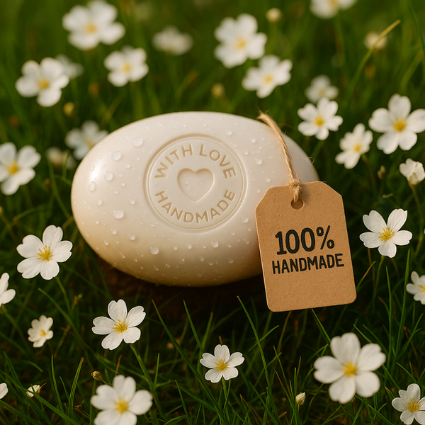 🧼 Bio-Naturseife für Hunde & Pferde – Mit Sheabutter, Rose & Vetiver