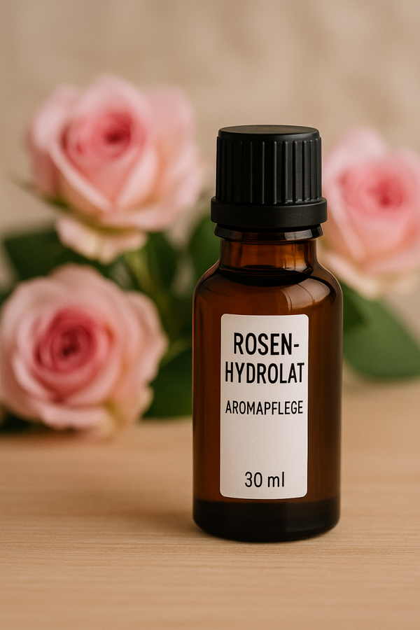 🌹🐾 Rosen-Hydrolat – Aromapflege für Katzen & Hunde (30 ml Tropfflasche)