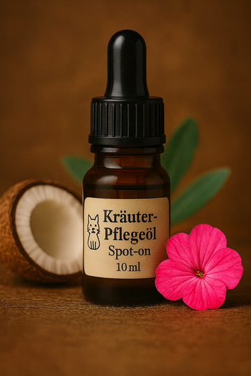 Kräuter-Pflegeöl Spot-On für Hunde & Katzen – 10 ml
