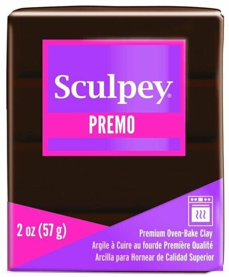 Sculpey Premo - Burnt umber, polymeerklei