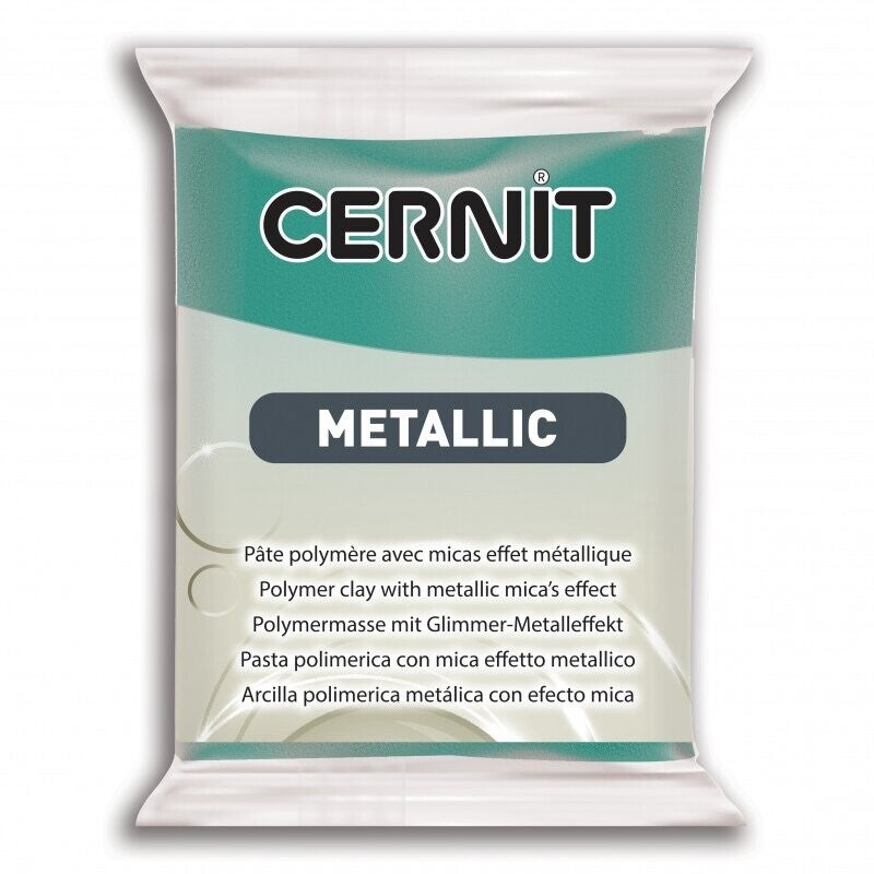 Cernit klei Metallic Turquoise 676