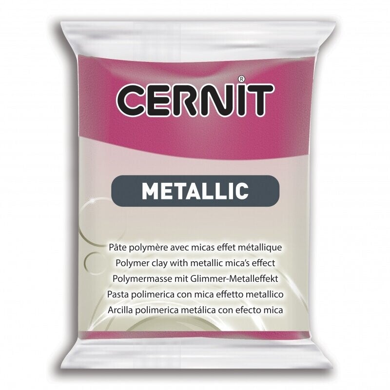 Cernit klei Metallic Magneta 460