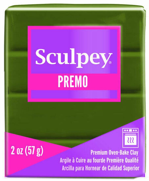 Sculpey Premo - Spanish Olive, polymeerklei