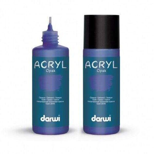 Acrylverf Darwi, Opak 80 ML Prussian Blue