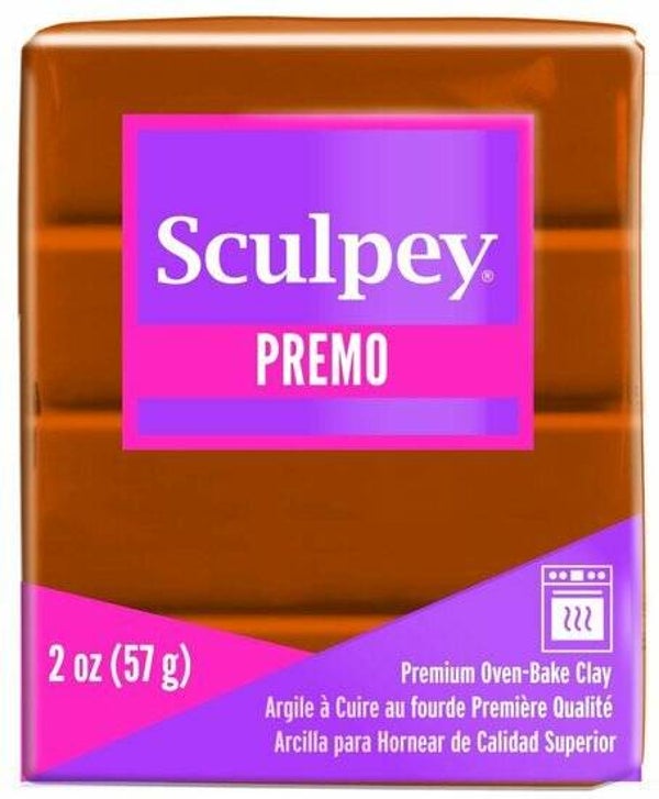 Sculpey Premo - Raw Sienna, polymeerklei