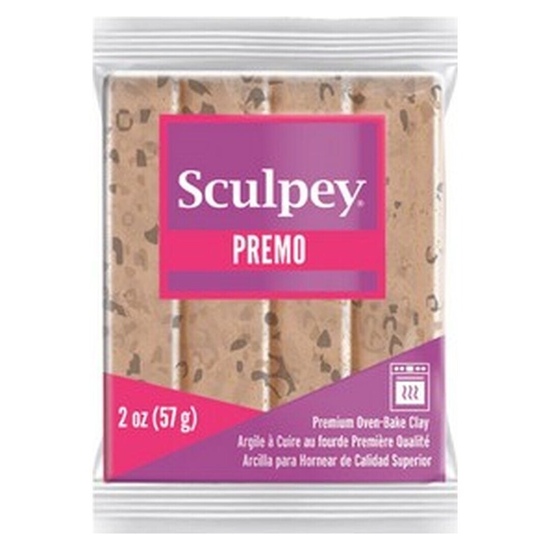 Sculpey Premo -  Tan Granite, polymeerklei