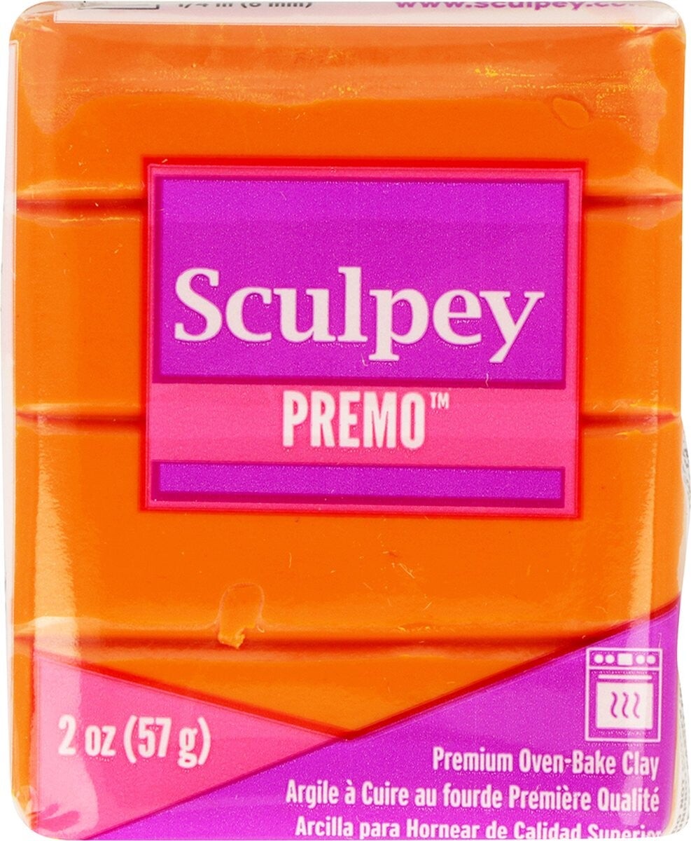 Sculpey Premo - Burnt Orange, polymeerklei