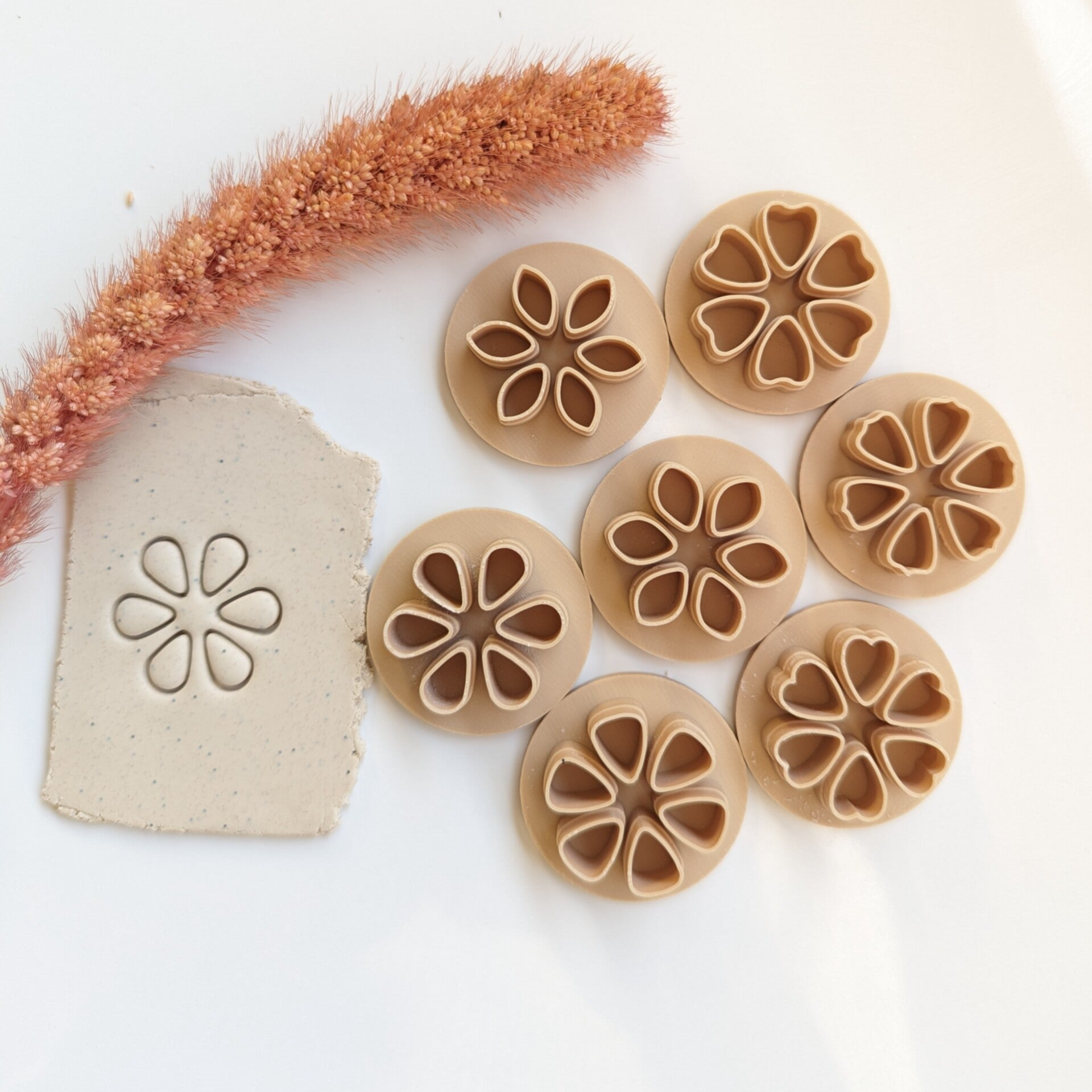 Polymer clay cutter - Multicutter flowers set