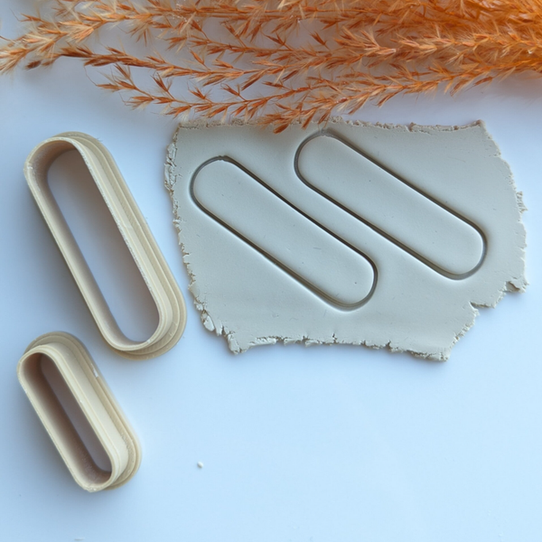 Polymer clay cutter - Huggie of haarspeld