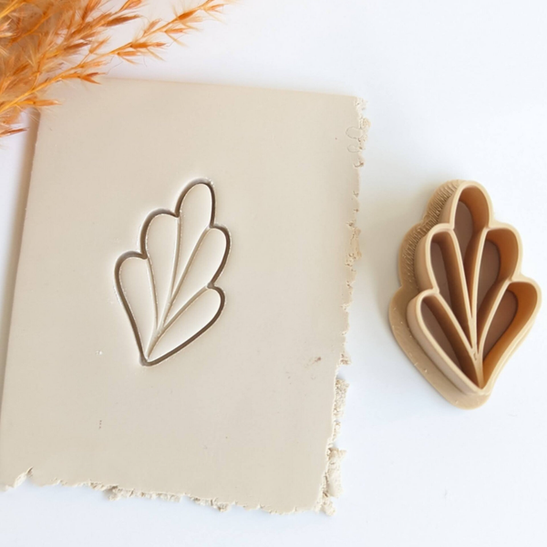 Polymer clay cutter - Leaf Teardrop
