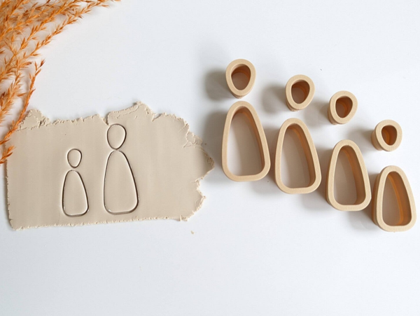 Polymer clay cutter - Droplarge