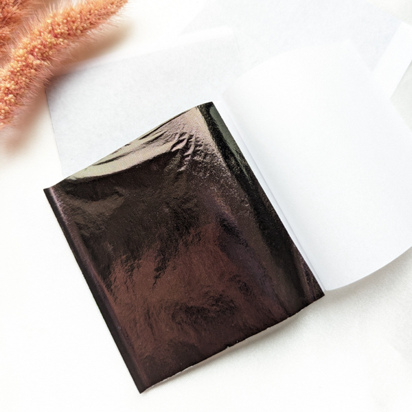 10 velletjes folie zwart