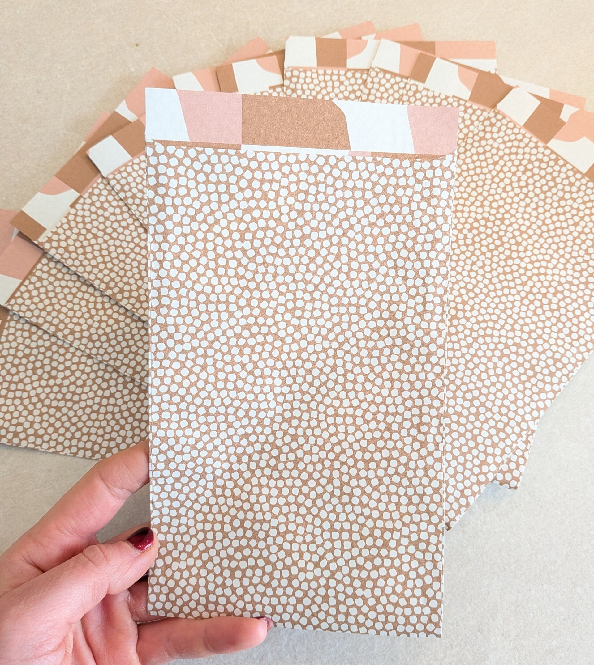 Inpakken, zakjes dots (10 stuks)