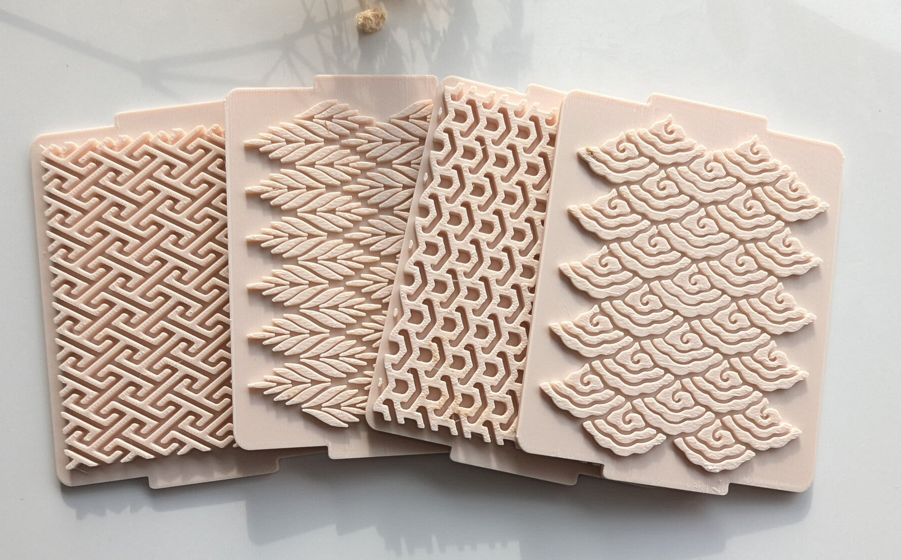 Textuurmat Set van 4