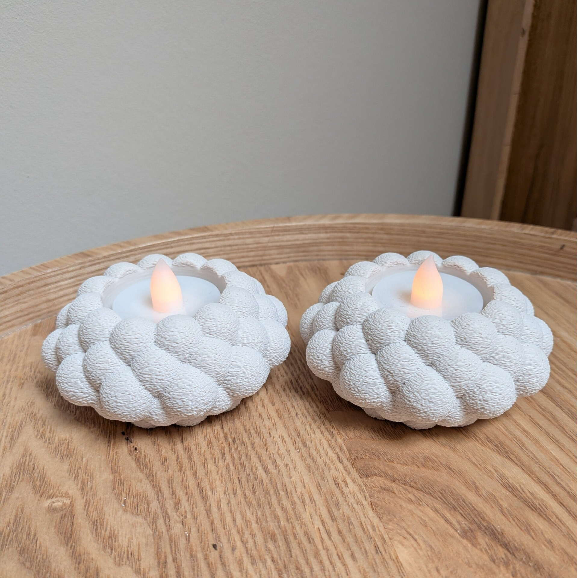 Woonaccessoires – Waxinelichthouders bubbeltjes