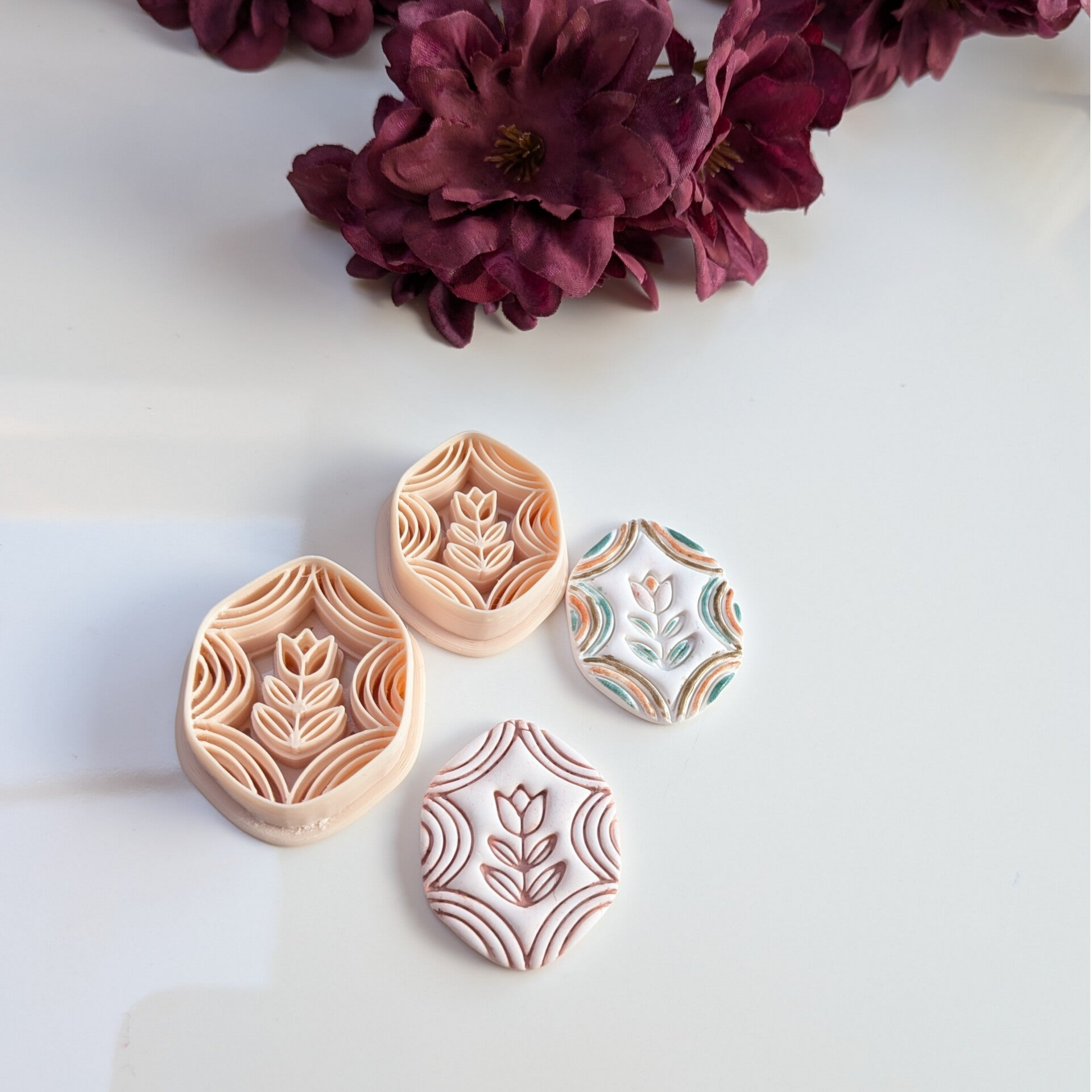 Polymer clay cutter - Tulip