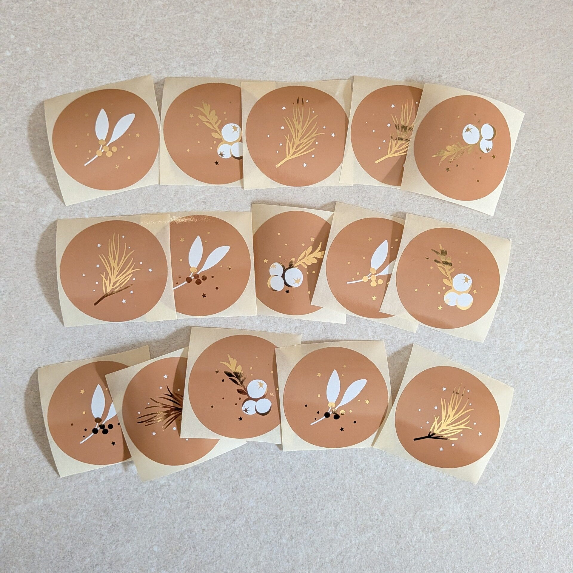 Stickers, set van 15