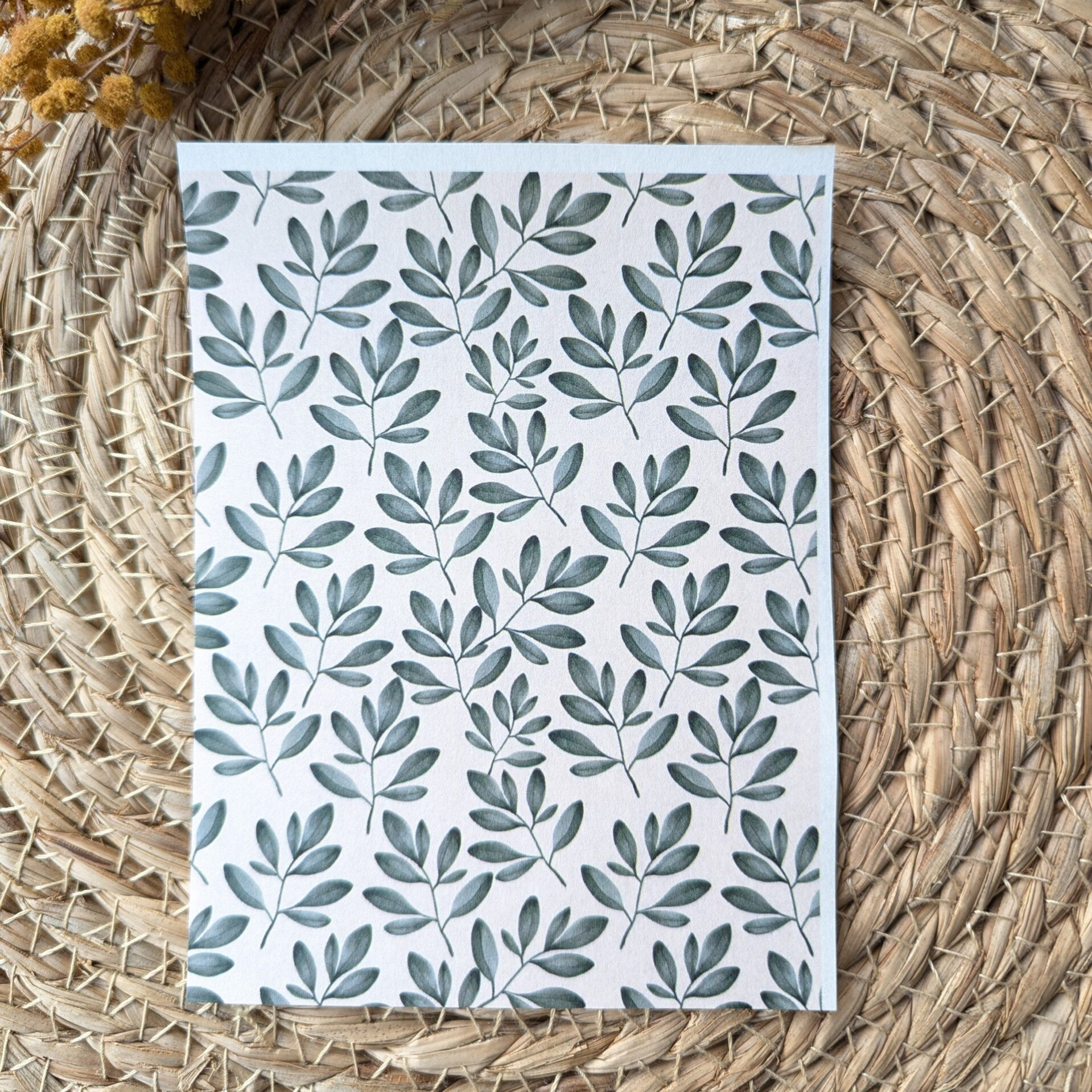 Leaves green - Water Transfer Paper