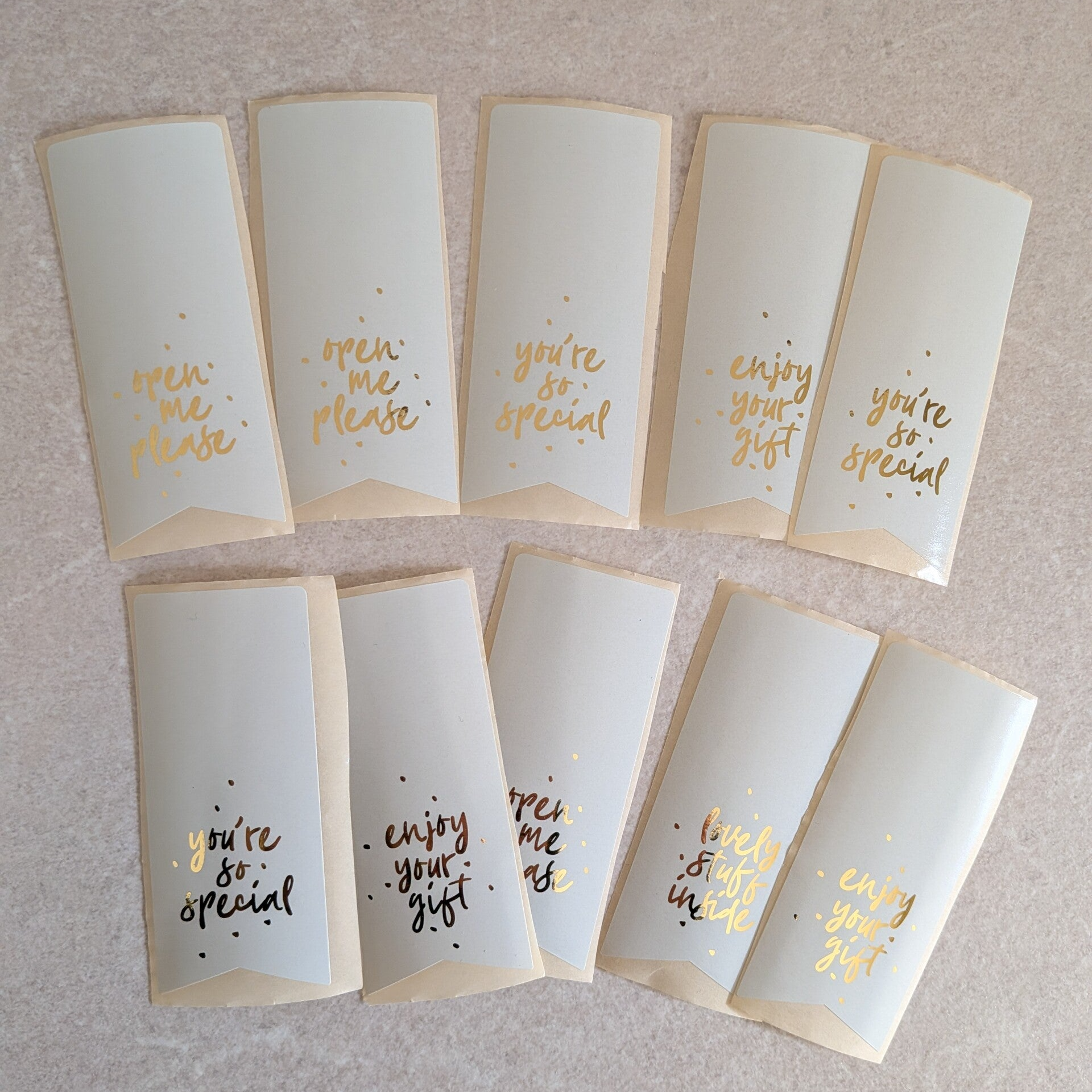 Stickers, set van 10