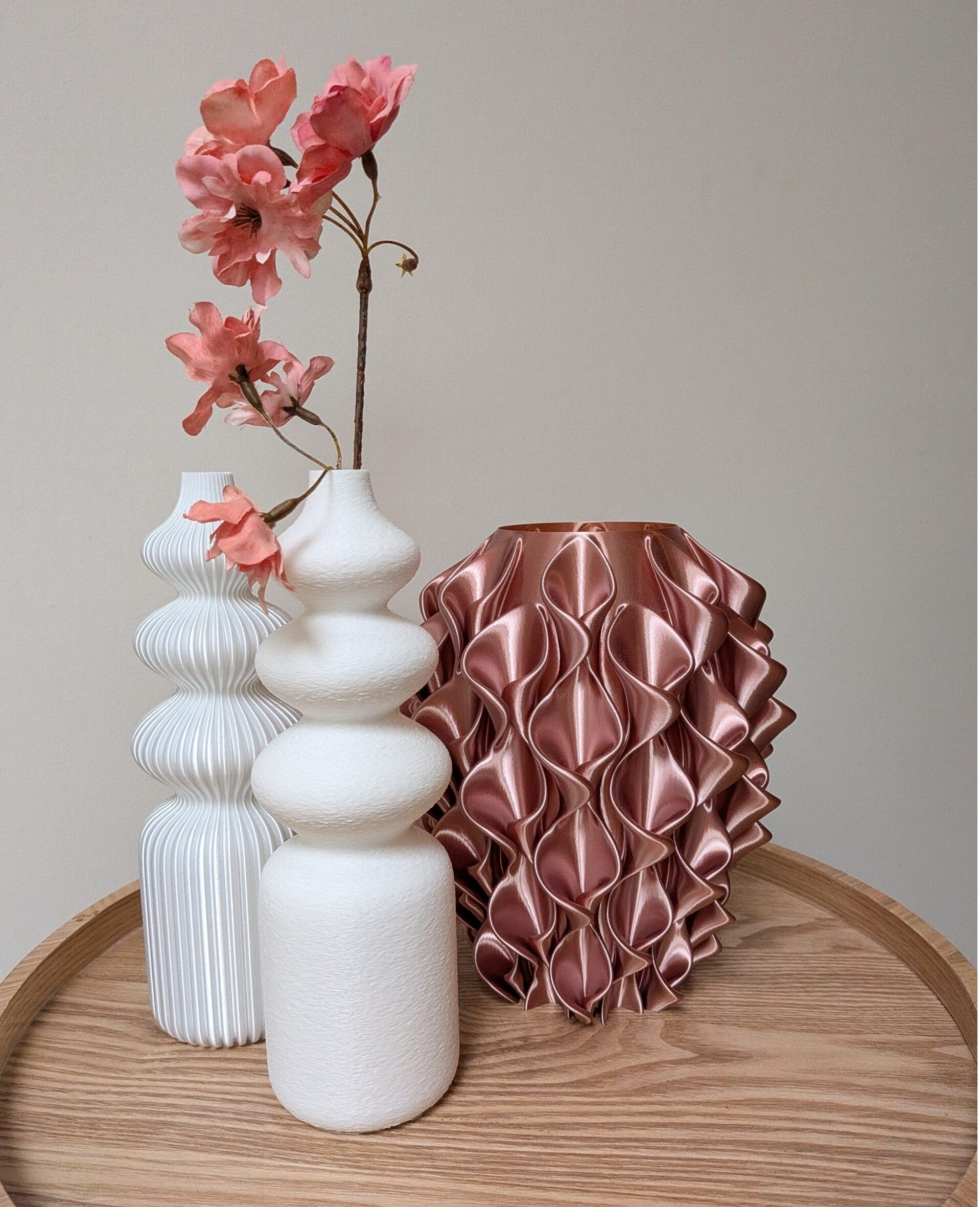 Vaas boho - White (3D printed)