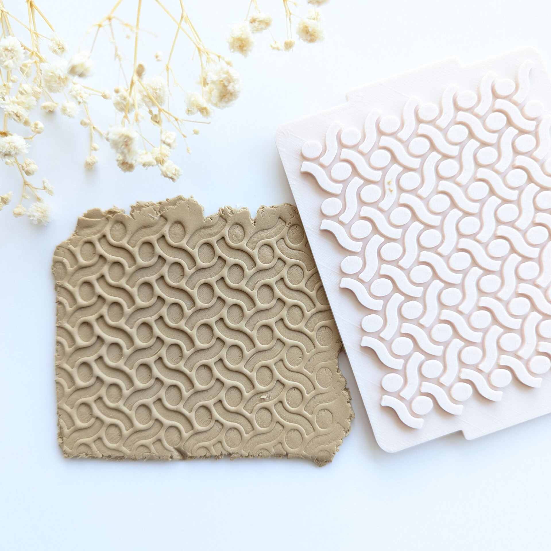 Textuurmat Circle Wave