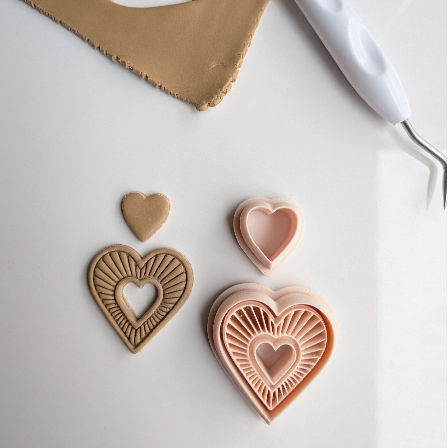 Polymer clay cutter - Valentines day 2