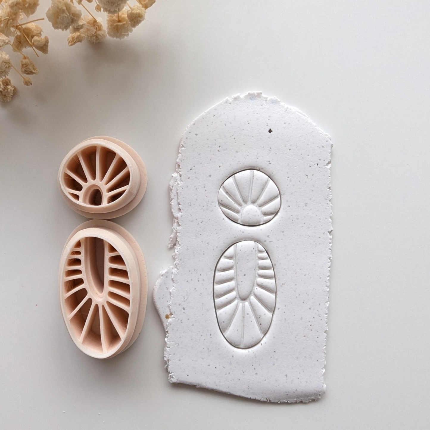 Polymer clay cutter - Organic set 2