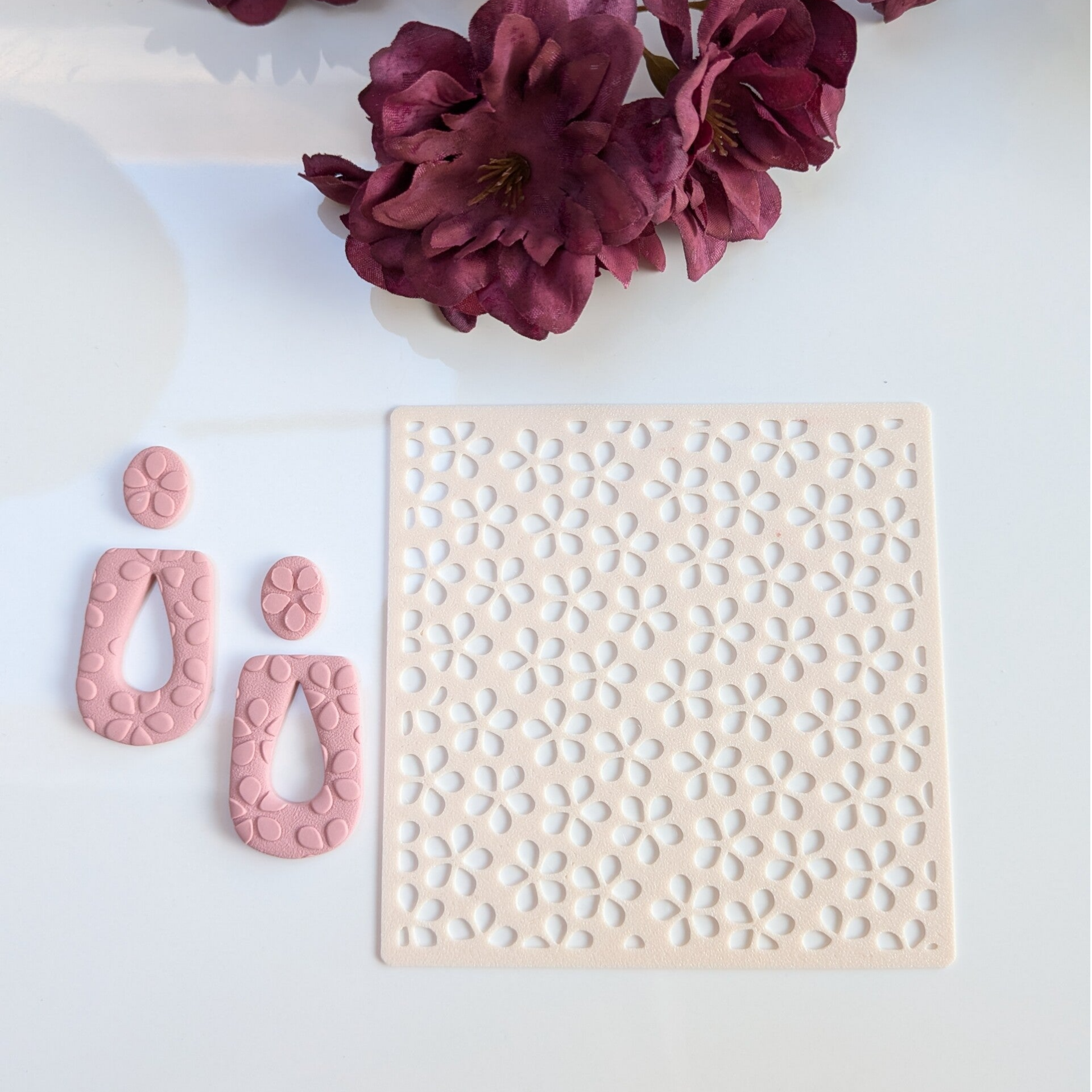 Patroonstencils flower