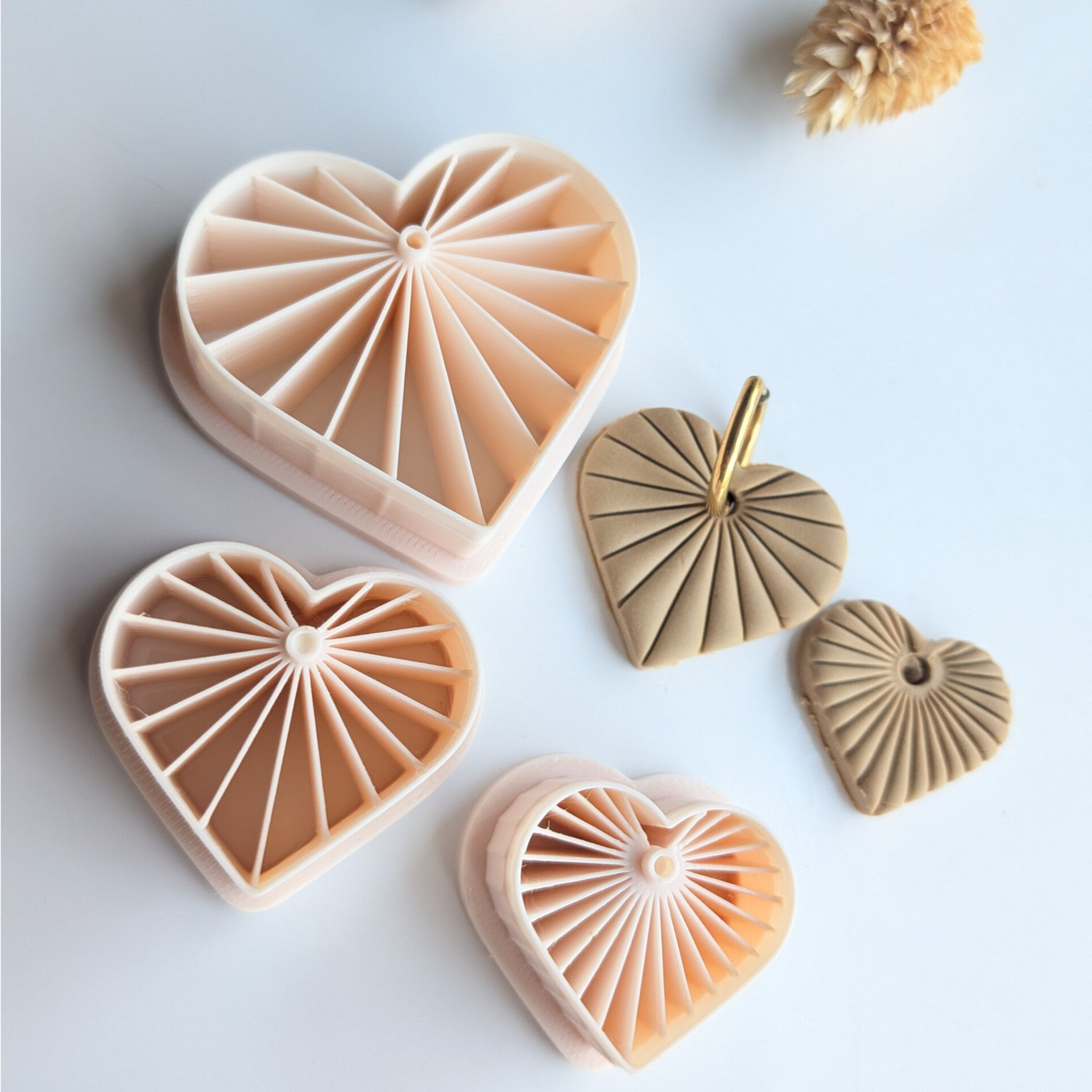 Polymer clay cutter - Fantastic heart