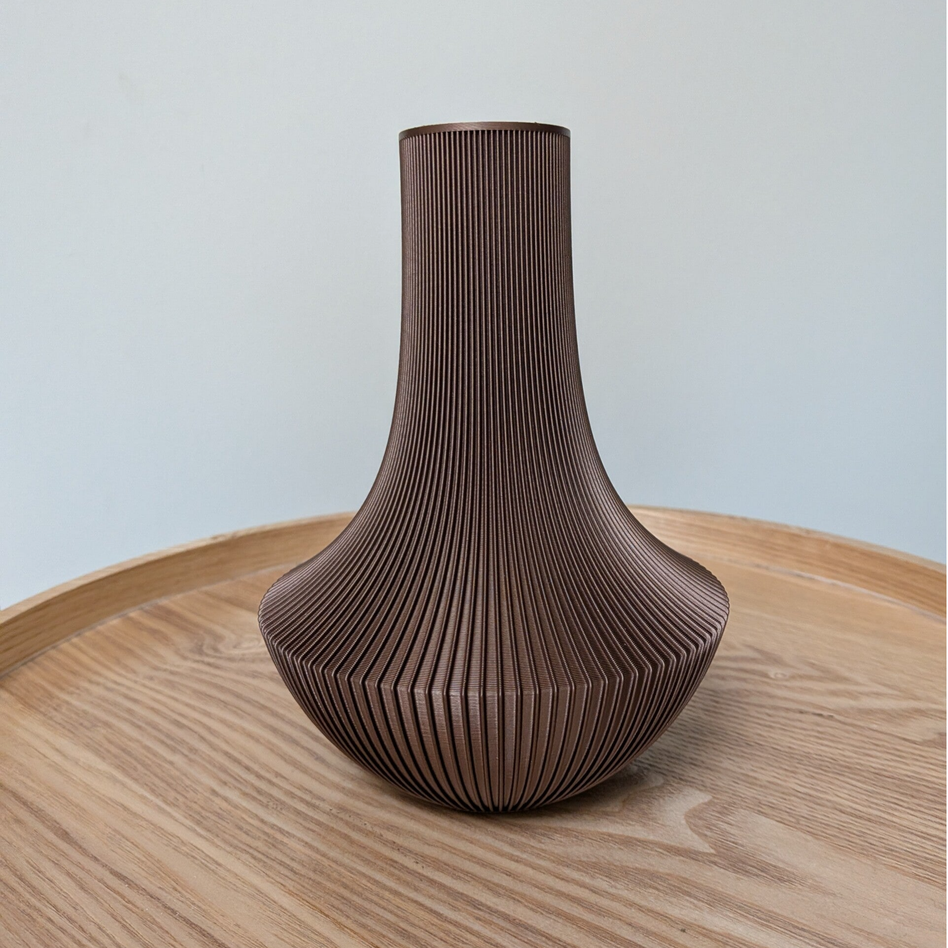 Rib vaas small - Metal (3D-printed)