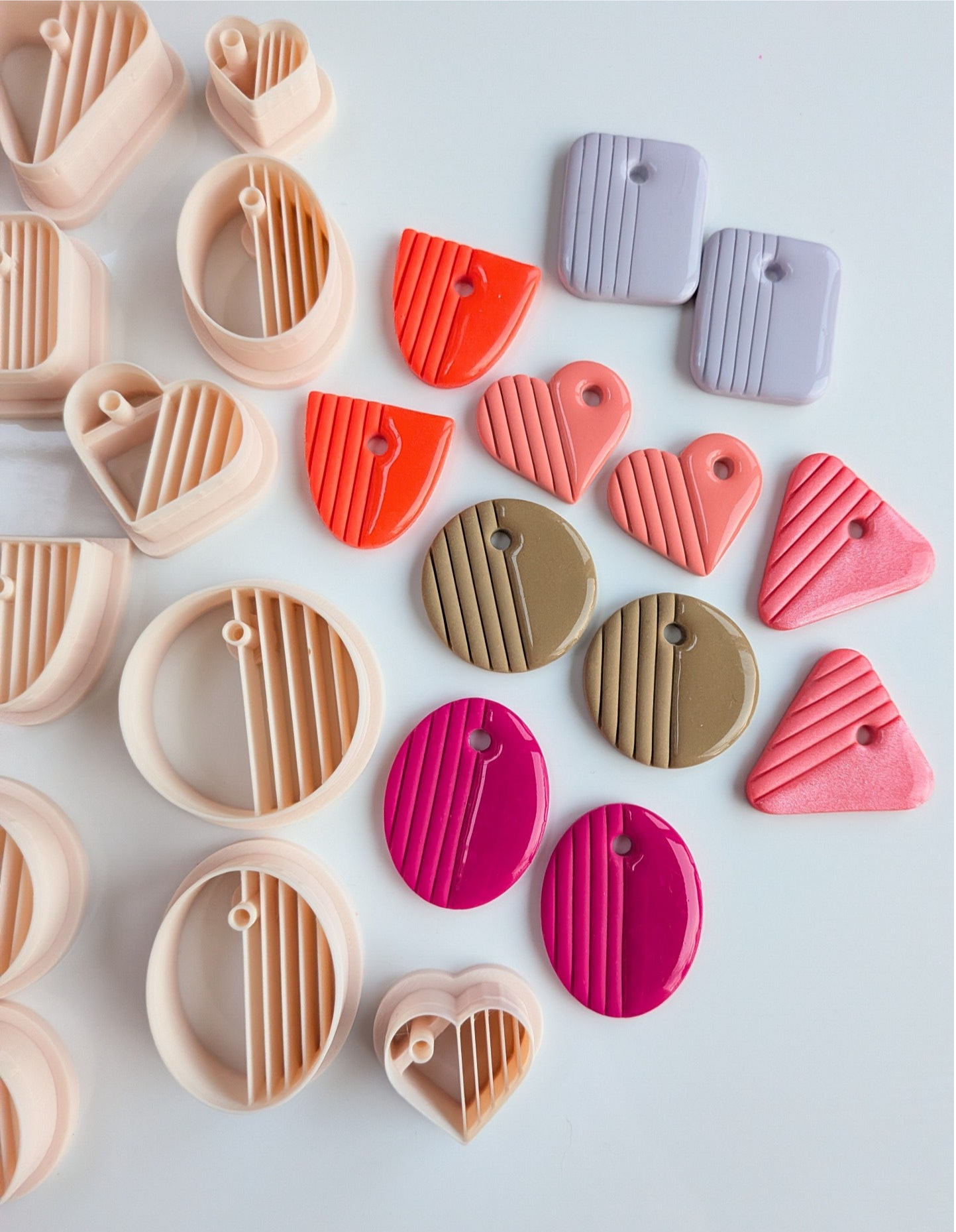 Polymer clay cutter - Complete set van 6 verschillende (per maat keuze)