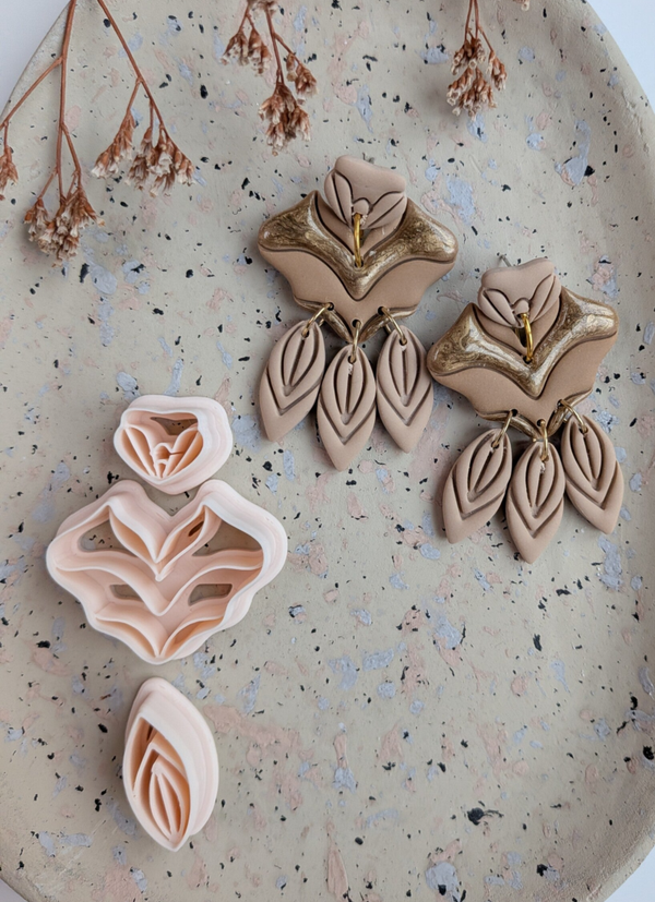 Polymer clay cutter - Bloom